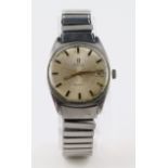 Gents stainless steel Omega automatic Geneve wristwatch circa 1969 (serial number 28689200)., The