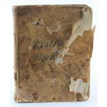 Vestry book, circa mid 20th century, filled with manuscript entries, contemporary boards, small 4to