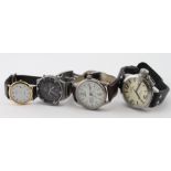 Selection of four gents wristwatches to include a Seiko Chronograph sports 100
