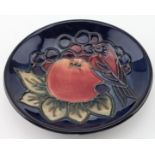 Small Moorcroft Pottery dish, diameter 12cm approx.