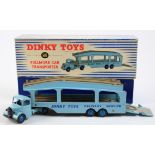 Dinky Toys Pullmore Car Transporter (no. 582), pale blue, contained in original box