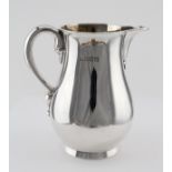 Silver milk jug, hallmarked 'D&J W, London 1911' (D & J Wellby Ltd) , weight 8oz approx., height