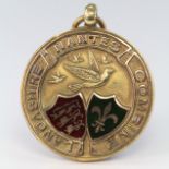 9ct Gold Lancashire Nantes Combine Pigeon Fob 1934 2nd Prize S.C. Parr & Son Leigh West Section