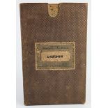 Wyld (James). Wylds Plan of the City of London, 1842, folding engraved map, contained in original