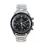 Gents stainless steel cased Omega Speedmaster Professional wristwatch, Circa 1980, (serial number