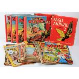 Comics. A collection of twenty-six comics, circa 1950s, including The Marvel Family, Whiz Comics,