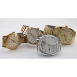 Four gents wristwatches (three automatics and a manual wind) by Ramona x2, Sekonda & Kings