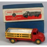 Dinky Supertoys Leyland Comet Lorry (no. 531), red cab & yellow back, contained in original blue