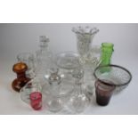 Mixed lot of glass - various - (60 items approx.)