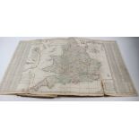 Moll (Hermann 1654-1732). A collection of fifteen folding engraved maps (hand coloured in outline)