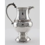 Scottish silver milk jug with Celtic design, hallmarked 'B.S, Edinburgh 1938' (Brook & Son),