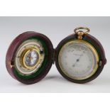 C. S. S. A. Ltd pocket compendium, comprising barometer, compass & thermometer, circa 1890,