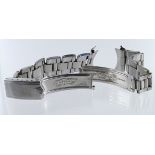 Rolex Oyster stainless steel Gents bracelet, Approx 23.5cm, dated 1/63. AF