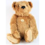 Steiff. A large mohair steiff 1903 teddy bear, height 49cm approx.