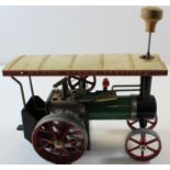 Mamod TE1A live steam traction engine, length 25.5cm approx.