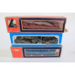 Three boxed OO gauge model locomotives, comprising Lima 'The Fife & Forfar Yeomanry', Lima '