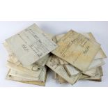 Documents. A collection of approximately thirty documents, circa mid to late 19th century, including