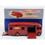 Dinky Toys Horse Box (no. 981), maroon, contained in original box (some paper loss to edge of box)
