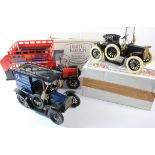 Four 'Limited edition of Ipswich' 1/13" scale models ('In the style of George Carette'),