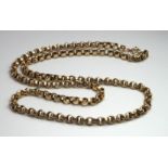 9ct Gold Belcher type Chain 20 inch length 16.6g