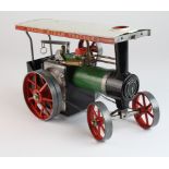 Mamod TE1A live steam traction engine, length 25.5cm approx.
