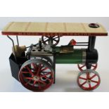 Mamod TE1A live steam traction engine, length 25.5cm approx.