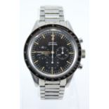Gents stainless steel cased Omega Speedmaster wristwatch, Circa 1962, (serial number 19832636),