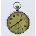 Helvetia Military pocket watch, marked to the back with broad arrow GSS/TP P65708
