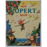 Bestall (Alfred E.). A new Rupert book annual, 1st edition, printed Harrison & Sons, 1945, colour