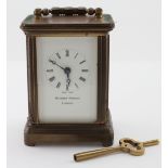 Miniature Matthew Norman carriage clock, height 65mm approx. (not working)