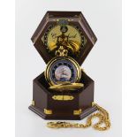 Franklin Mint National Maritime Historical Society Nautical Cutty Sark pocket watch, in a fitted