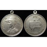 Australian Imperial Forces silver Tribute medal - Anzac Day 1918