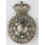 Bedfordshire Regt Victorian 3rd. Volr. Battn. original white metal Glengarry badge. 2 lugs to the