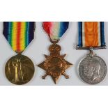 1915 Star Trio to Z/2773 Pte. Cyril H. Manning, 13th Royal Fusiliers (City of London) Regt.,