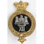 12th Foot (Roman numerals variety XII) (East Suffolk Regt.) original Officer's (post 1881) Glengarry