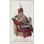 Edwards, Ringer & Bigg, Portraits of His Majesty the King, Colonel Oxfordshire Hussars, G - VG cat