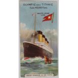 Cadbury Bros - Largest Steamers in the World 'Olympic and Titanic'. 1912. A single card set, cat £