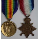 1915 Star and Victory Medal to 55170 Gnr Ernest Joseph Byford D. Btty. 117th Bde. Royal Field