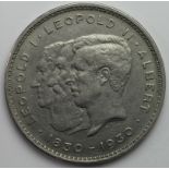 Belgium cupro-nickel commemorative 10 Francs 1830-1930 VF