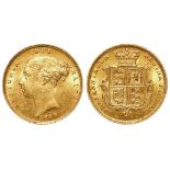 Half Sovereign 1885 nEF/GVF