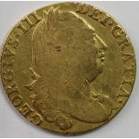 Guinea 1776 about Fine, couple of tiny digs