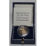 Half Sovereign 1983 Proof FDC boxed as issued