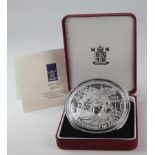 Falklands £25 1992 (400th anniversary of the first sighting of the islands) Silver Proof (approx