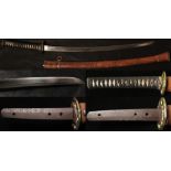 Japanese Samurai Sword, signed by Yuki Hisa c1580, Province Bistu, living at Osafune. Made for the