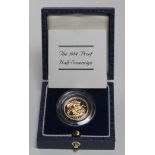 Half Sovereign 1984 Proof FDC boxed as issued