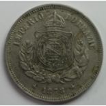 Brazil 100 Reis 1878 EF