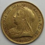 Half Sovereign 1893 (OH) VF or better