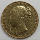 Sovereign 1838 bright GF (ex Jewellery) small scratch obverse