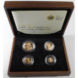 Four coin set 2011 (£2, Sovereign, Half Sovereign & Quarter Sovereign) FDC cased as issued