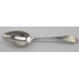 Dundee silver Celtic point pattern tablespoon c.1790 (lovely marks) by Edward Livingstone. Approx